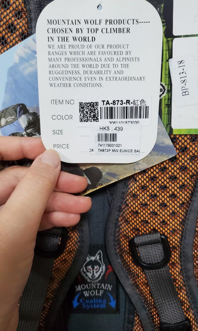 全新 背囊 mountain wolf backpack, 女裝, 手袋及銀包, 背囊 Carousell