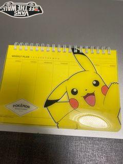 正版比卡超筆記本+日程表(沒有月歷，不限年份) Pokémon寵物小精靈