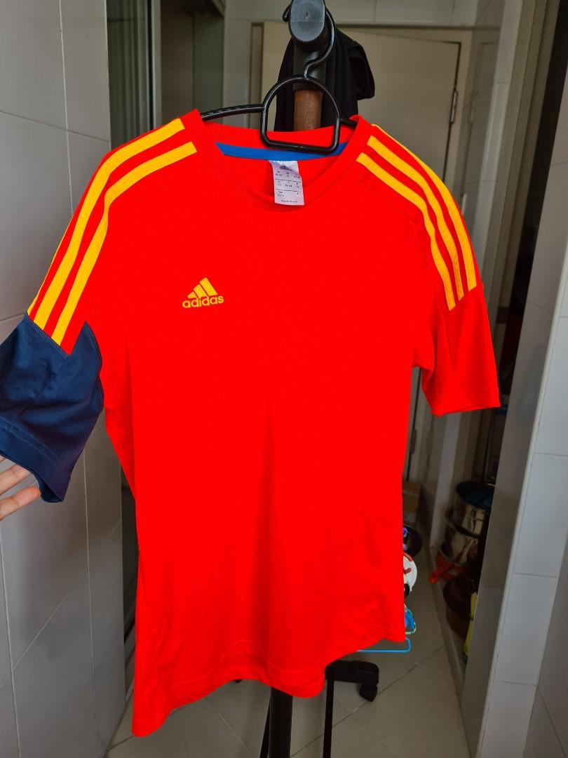 Adidas Bright orange sport shirt, Men's 
