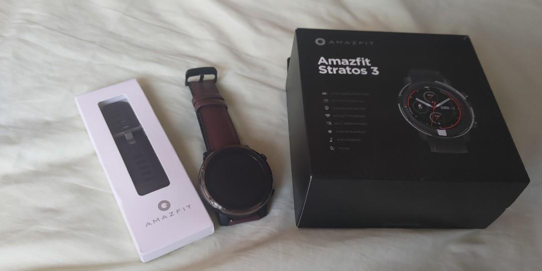 Amazfit Stratos 3, Mobile Phones & Gadgets, Wearables & Smart Watches on  Carousell