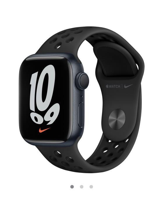 Apple Watch Nike Series 7 - 45mm Midnight Aluminum with Anthracite Black  Nike Sports Band, Mobile Phones \u0026 Gadgets, Wearables \u0026 Smart Watches on  Carousell