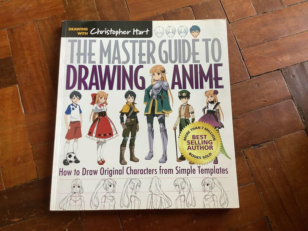 Art supplies (set) and anime drawing guide, Hobbies & Toys