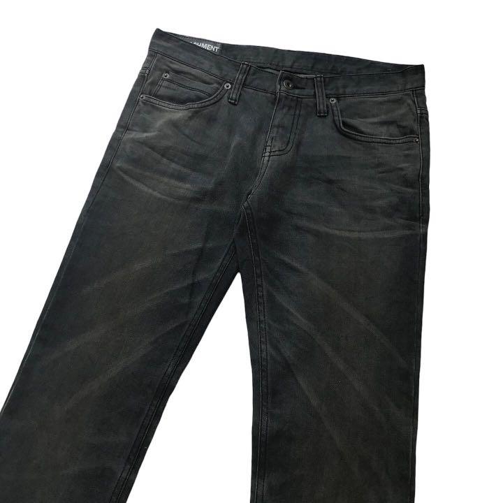 Attachment Skinny Faded Jeans, Fesyen 