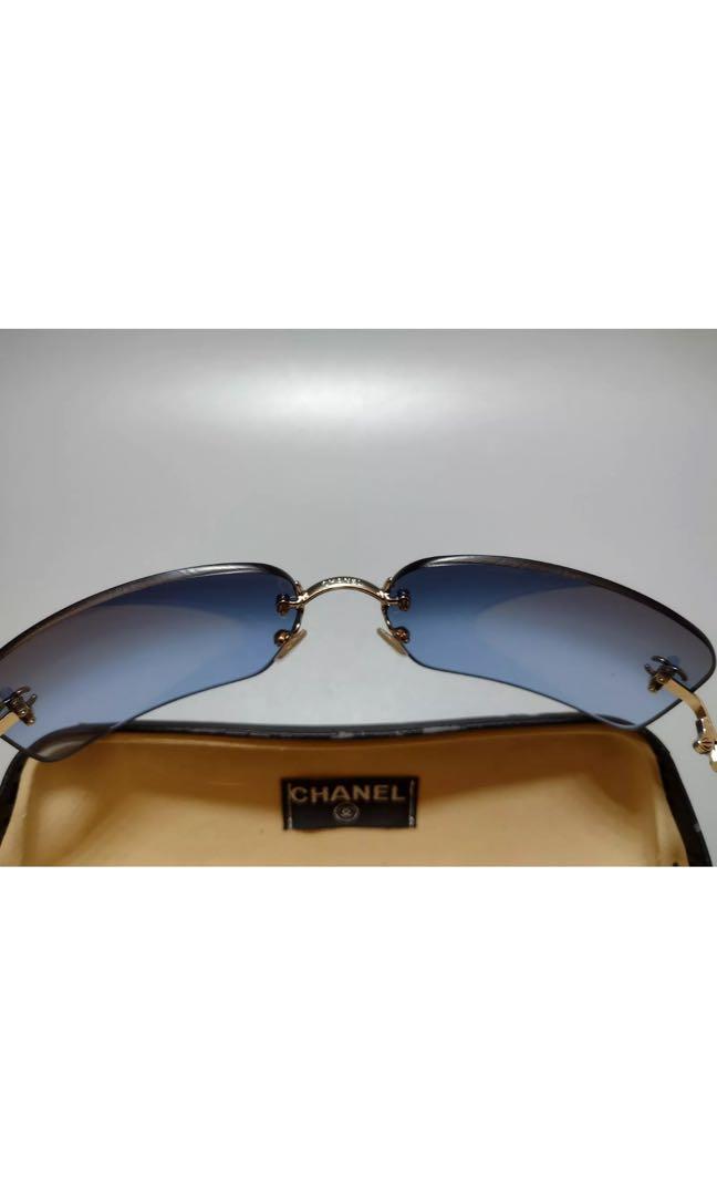 ❌SOLD❌ Authentic Chanel Rare Blue Gradient Rimless Shades Glasses, Women's  Fashion, Watches & Accessories, Sunglasses & Eyewear on Carousell