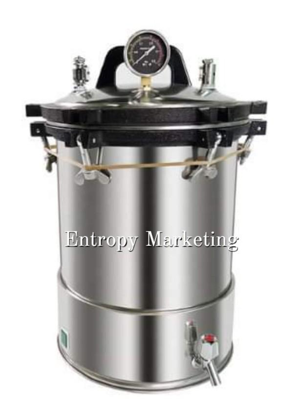 Autoclave Sterilizer 18L (Category: Medical Supplies & Tools) located in Marikina City. Submitted by entropymarketing (Listing ID 1151488618, Image 1). Description: Autoclave Sterilizer 18L with drainage All brandnew Easy to operate Durable Ideal for clinics, hospitals & scientific research institutes and many others FEATURES: Can be heated by electricity only. Disinfecting pressure: 0.14-0.165MPa Volume: 18L Electric supply: 220V Power: 2KW Addr