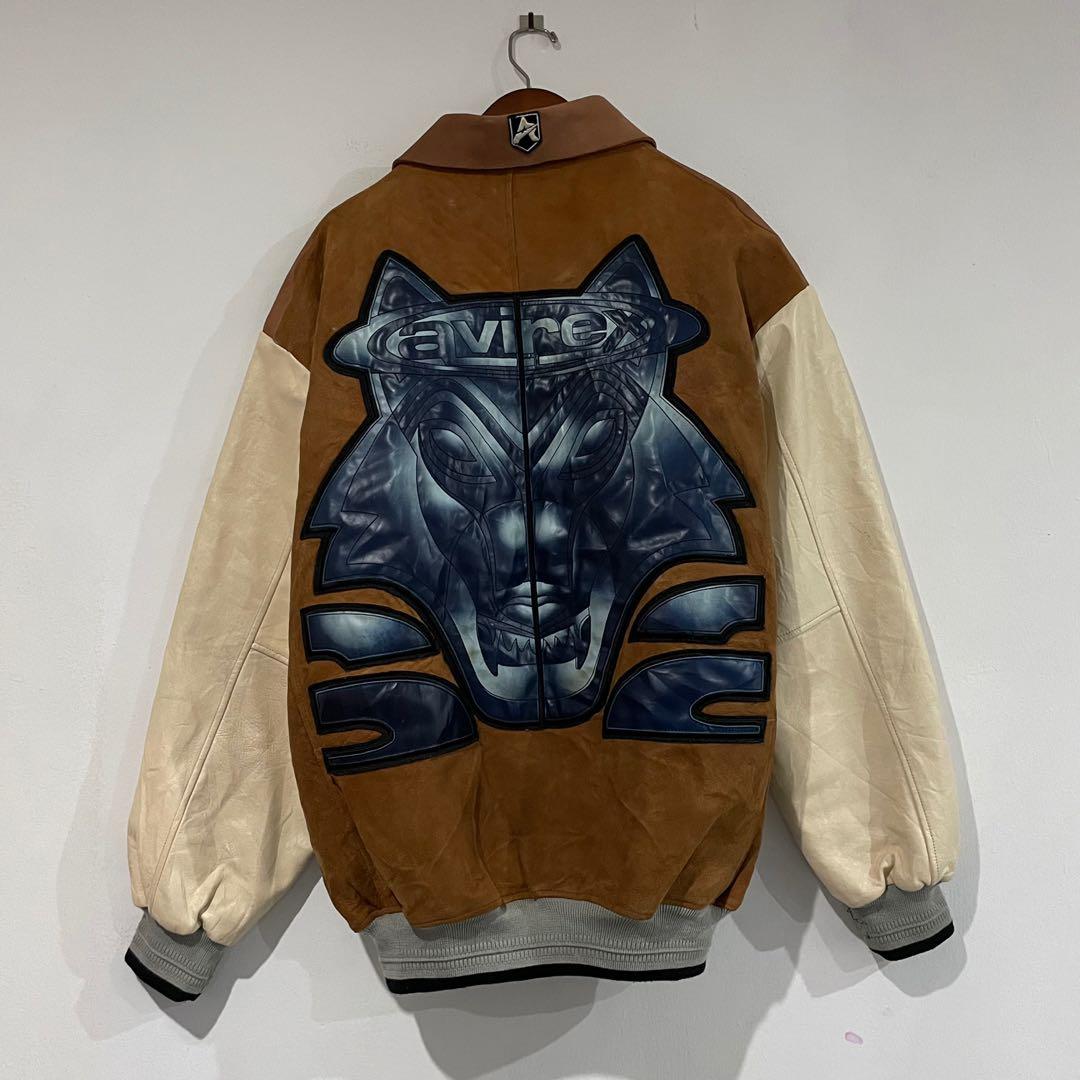 Avirex varsity leather best sale jackets