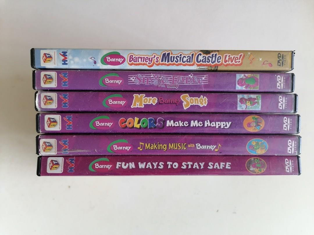 Barney & Friends DVD Movies Cartoons Sing Along Set of 6, Hobbies ...