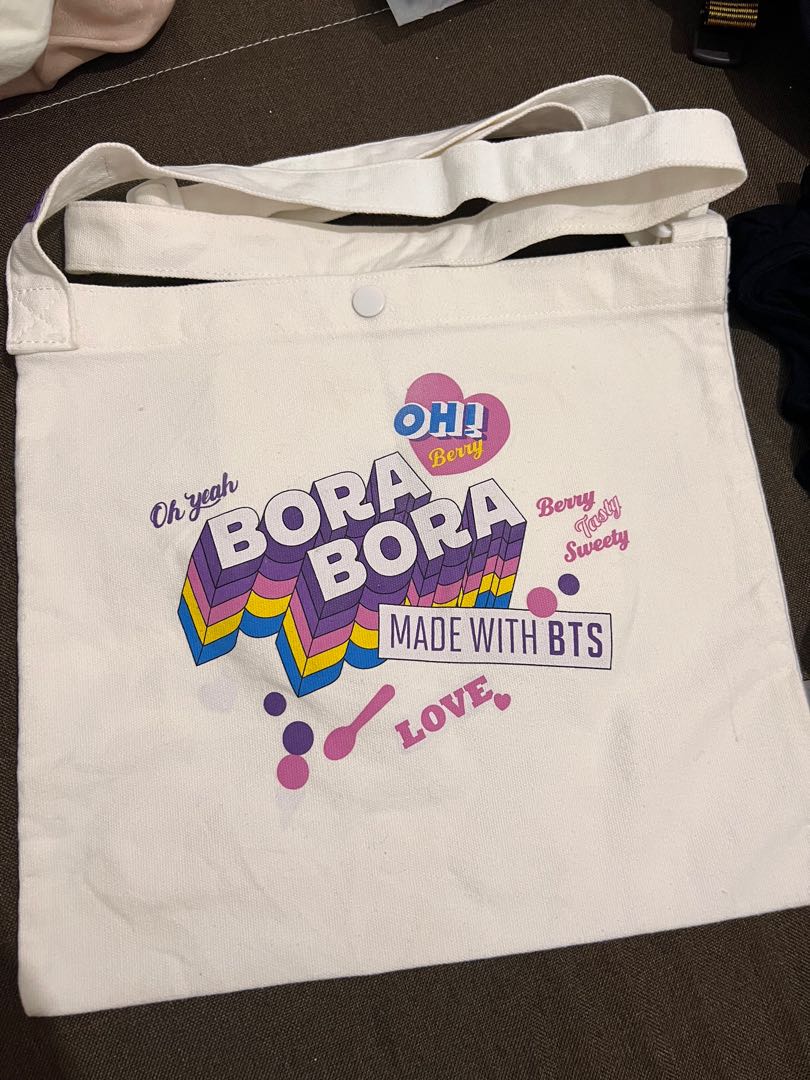 Baskin Robbins x BTS Merch (Korean Sling Tote), Women's Fashion, Bags