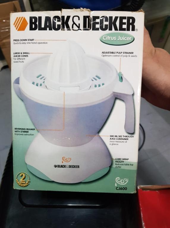 Black & Decker Citrus Juicer with Free Steamer, TV & Home Appliances