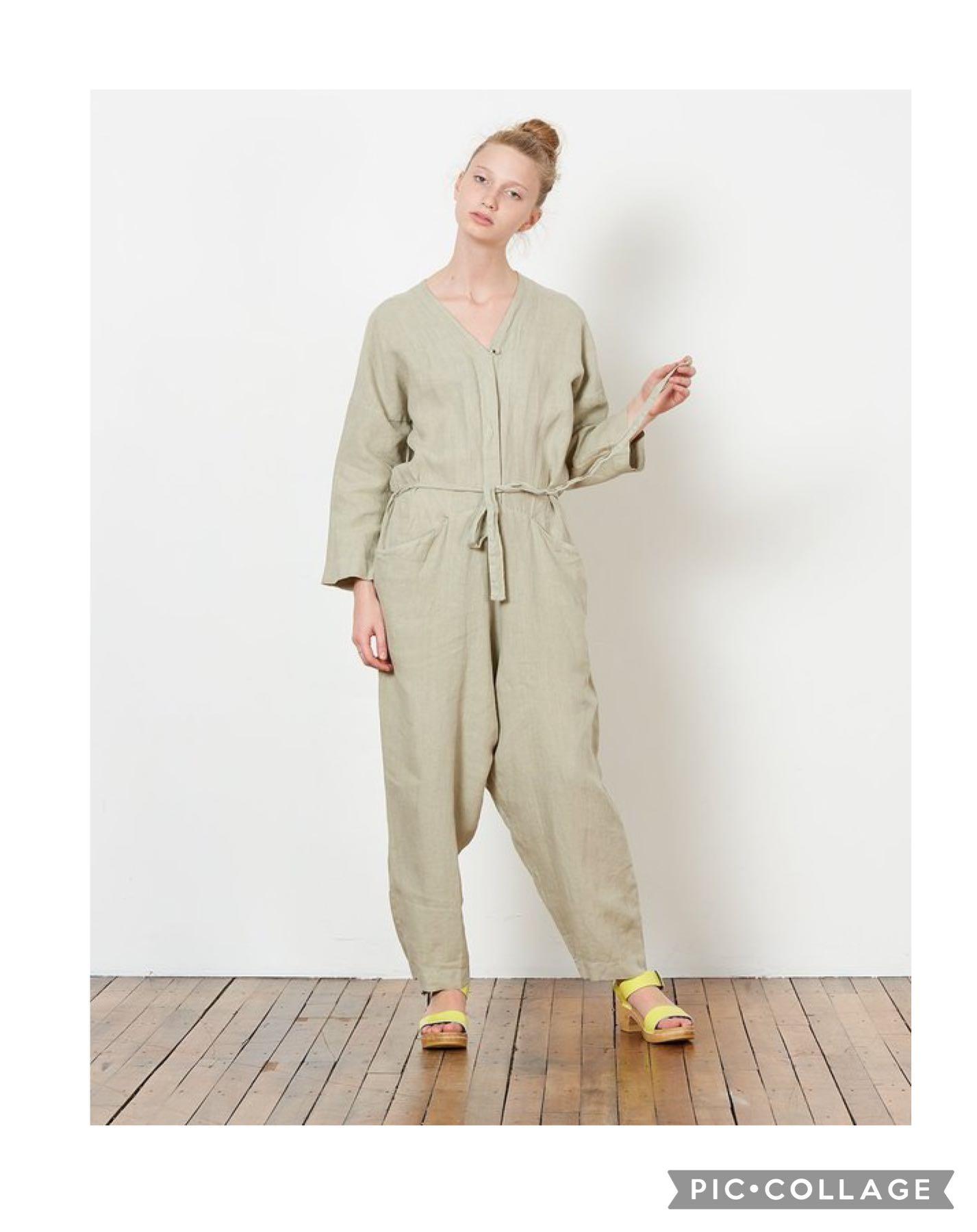 Black crane painter sales jumpsuit