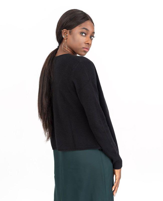 Cashmere waterfall cardigan outlet