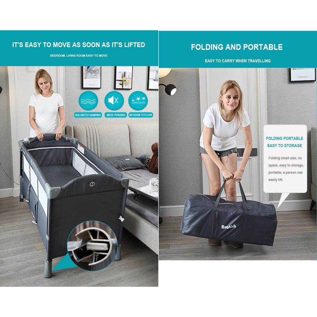 Brotish baby cot, Babies & Kids, Baby Nursery & Kids Furniture, Cots