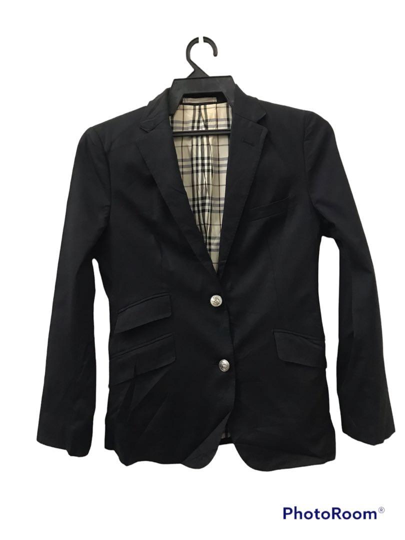 Burberry black blazer online