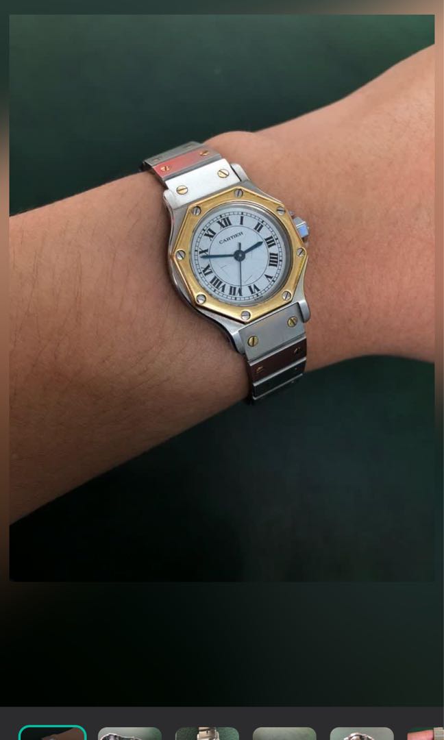 Cartier Santos Octagon watch, Women's 