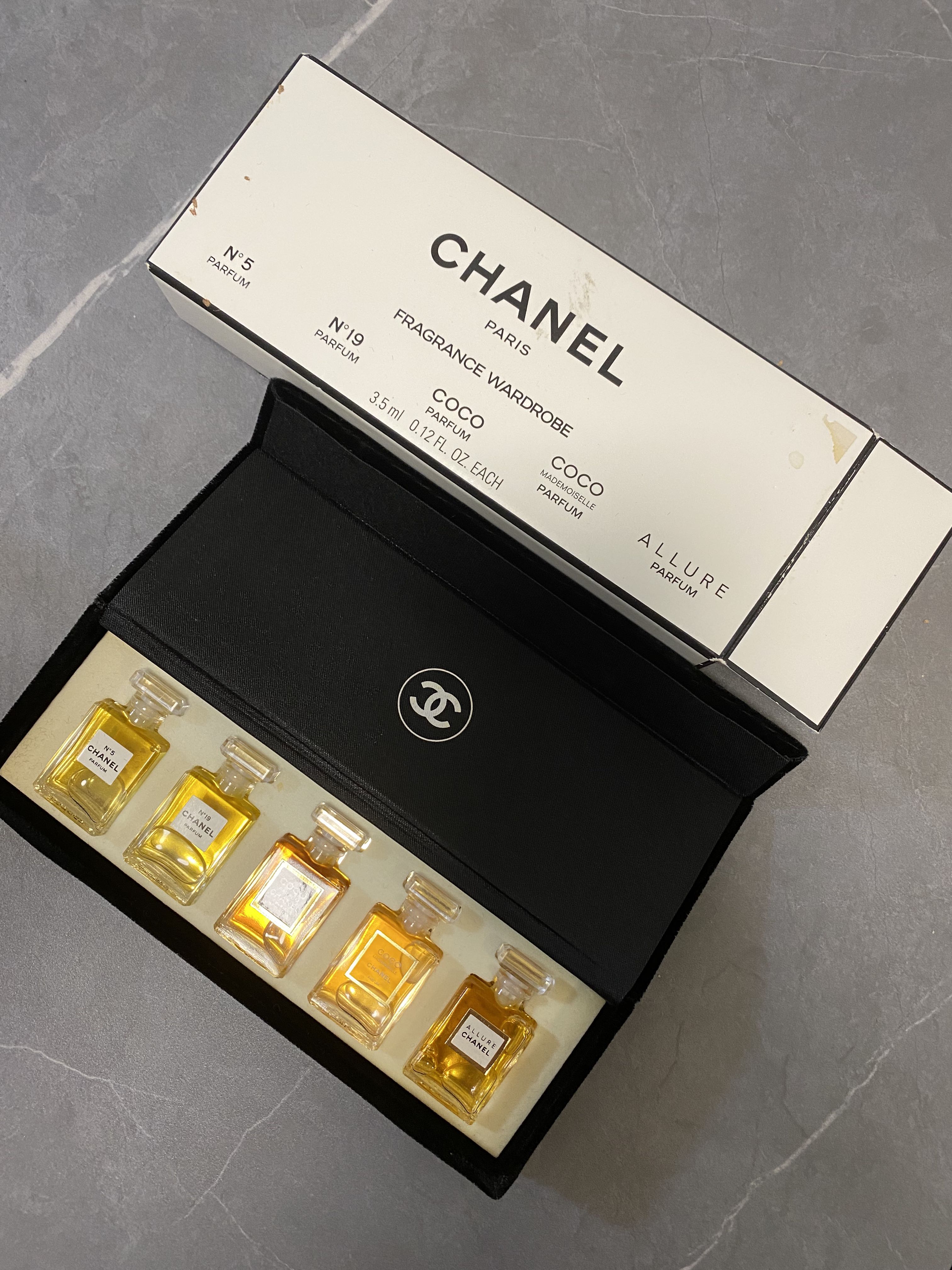 chanel fragrance wardrobe 5 piece set, 美容＆化妝品, 健康及美容