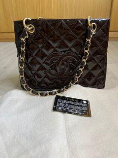 Chanel Pre-owned 2003 Petite Shopping Tote Bag - Brown