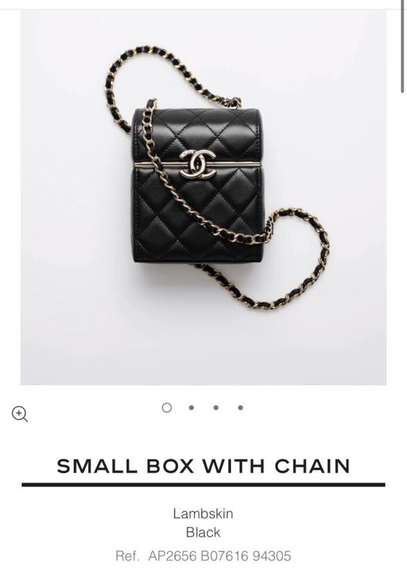 🦄🖤Chanel Small Box with Chain🖤🦄, Luxury, Bags & Wallets on 