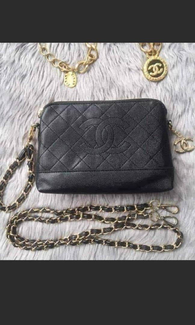 Chanel VIP gift bag Shoulder Bag Wristlet, Sling 3ways, Luxury, Bags &  Wallets on Carousell