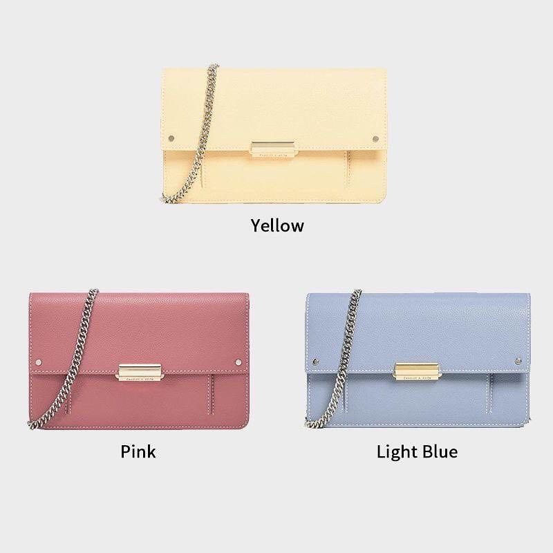 NEW] Charles & Keith Long Wallet, Luxury, Bags & Wallets on Carousell