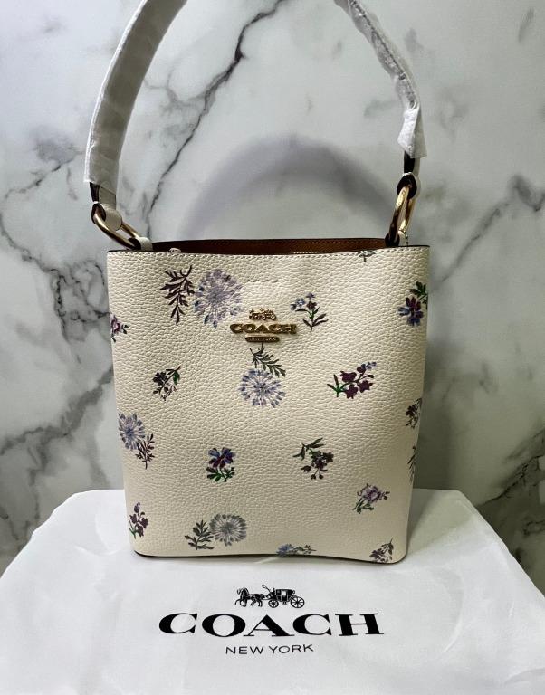 C0ACH 2310 SMALL TOWN BUCKET BAG DANDELION FLORAL PRINT WOMEN FASHION FREE  SHIP