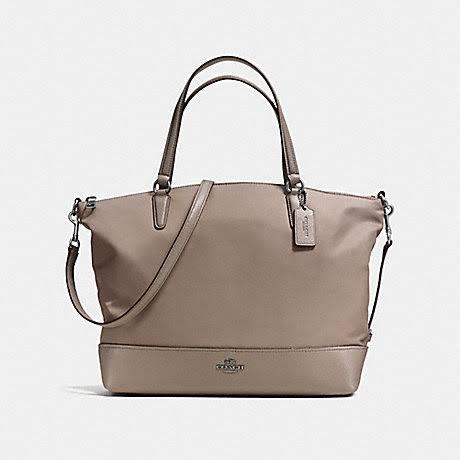 coach handbag material