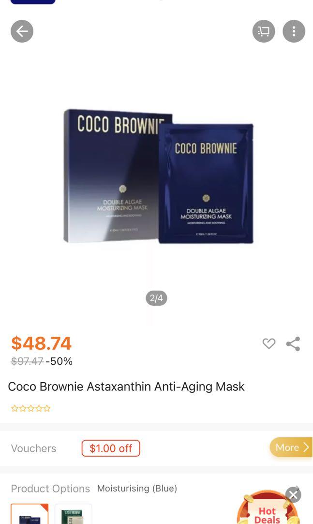 COCO BROWNIE Seaweed Mask, Beauty & Personal Care, Face, Face Care on
