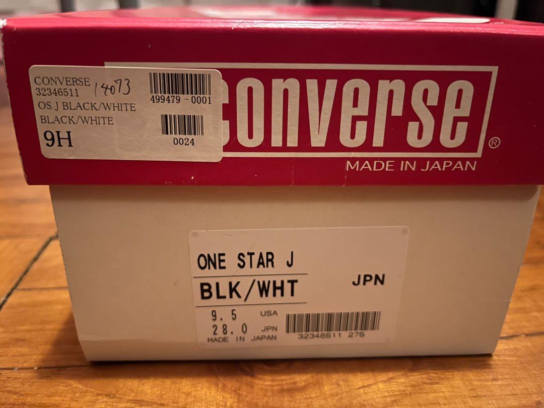 Converse One Star J (made in Japan) US9.5, 男裝, 鞋, 波鞋- Carousell