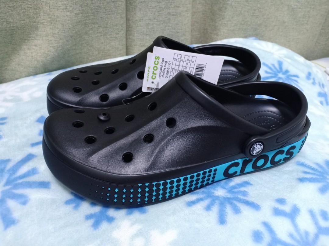Crocband logo motion clog discount