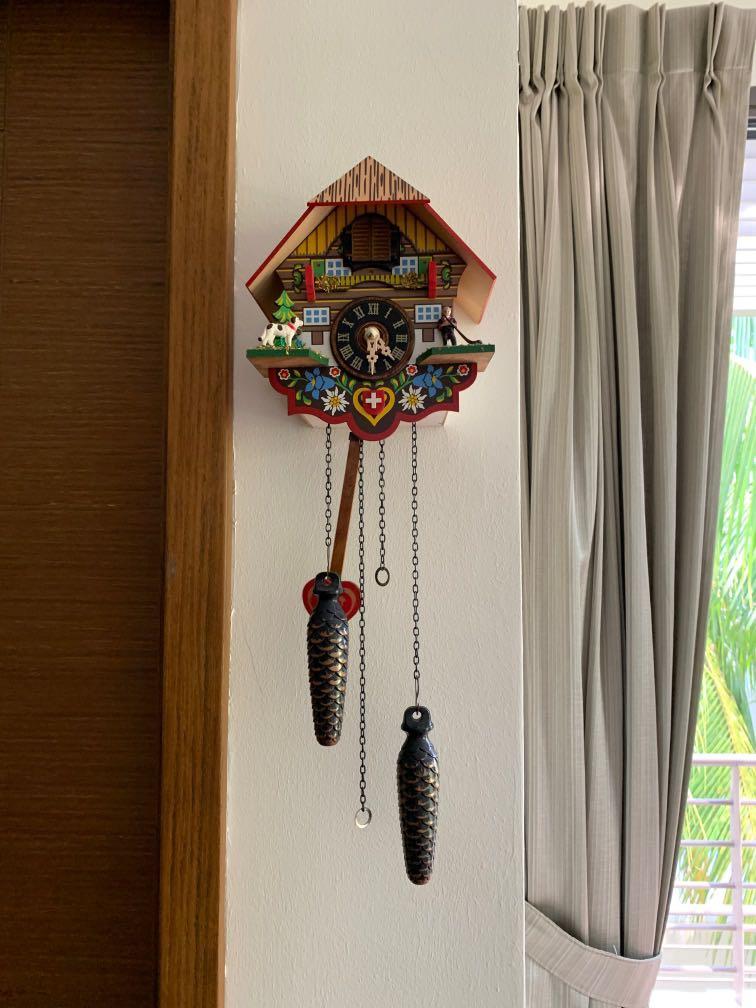 Cuckoo Clock from Geneva, Furniture & Home Living, Home Decor, Clocks