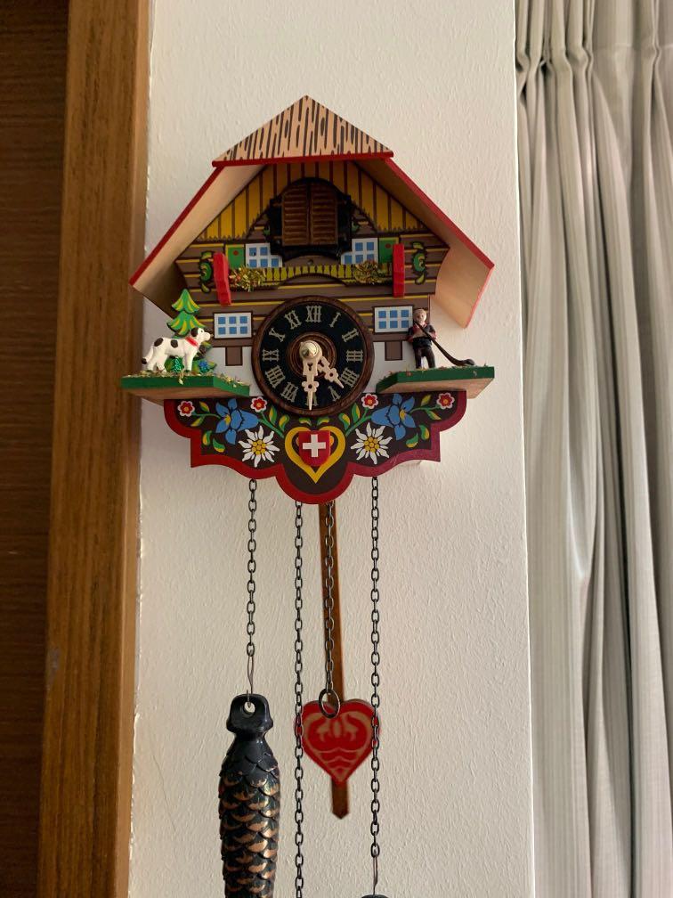 Cuckoo Clock from Geneva, Furniture & Home Living, Home Decor, Clocks