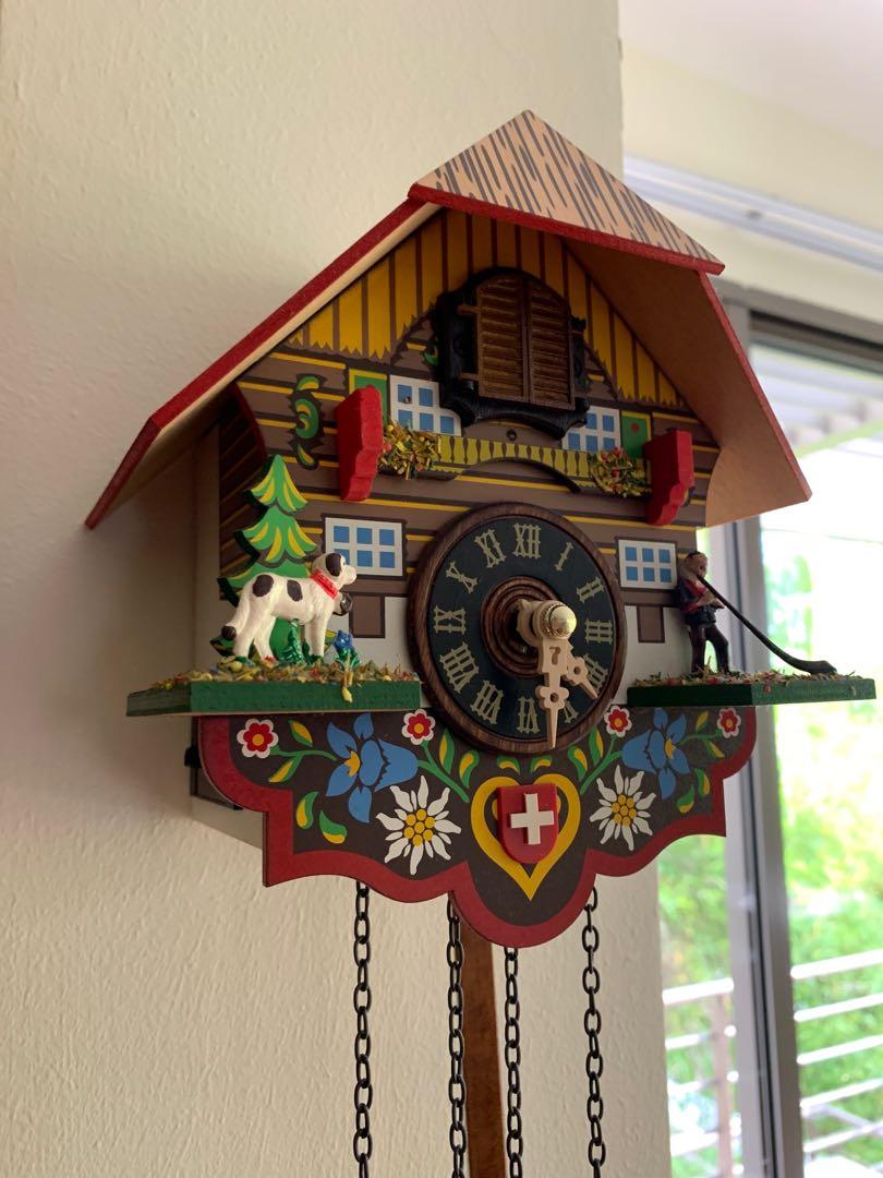 Cuckoo Clock from Geneva, Furniture & Home Living, Home Decor, Clocks