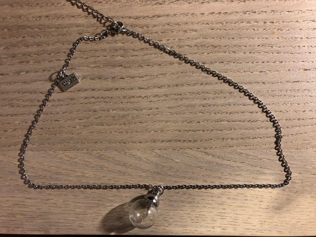 Dandelion necklace discount