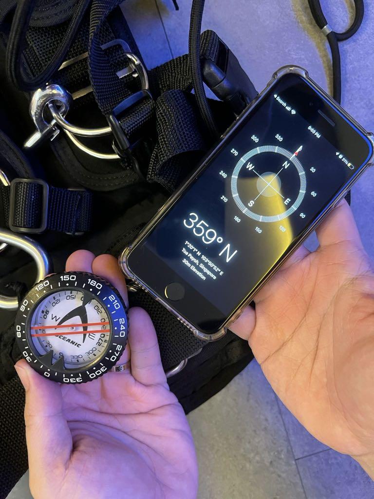 Dive Rite Transpac BCD Harness + Cam Bands + Accessories, Sports