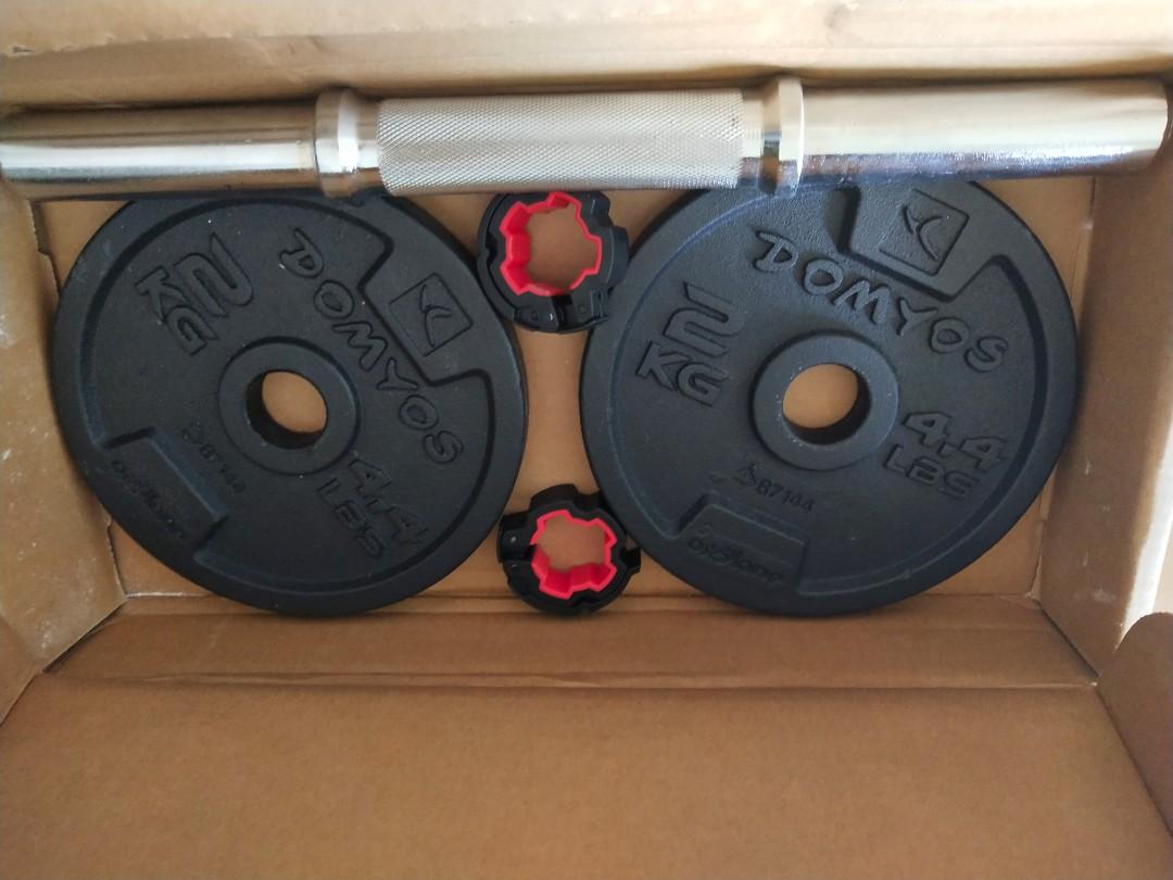 Dumbbells + Pullup bar, Sports Equipment, Exercise & Fitness, Weights