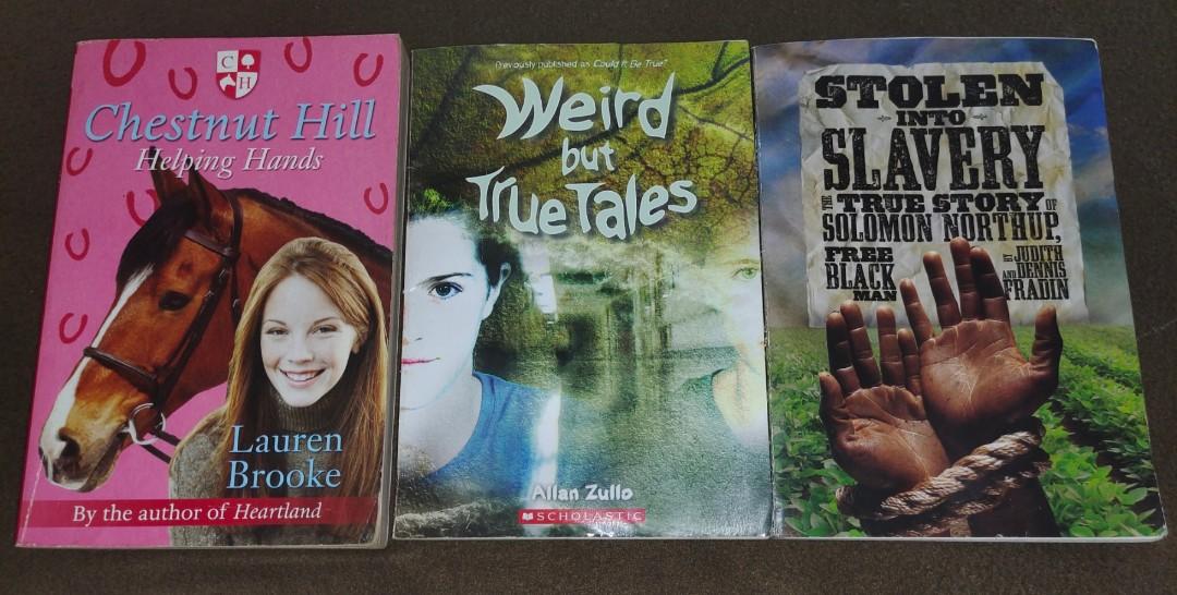 English Pocket Books Php55 each! (Category: Storybooks) located in Antipolo. Submitted by milanbenjohn (Listing ID 1151497522, Image 1). Description: CHESTNUT HILL Helping Hands by Lauren Brooke Friendship, riding ... and rivalry Welcome to Chestnut Hill, an American boarding school where riding is every girl's favorite subject, and loving horses puts you top of the class. Competition and excitement are top of the list this term at Chestnut Hill.