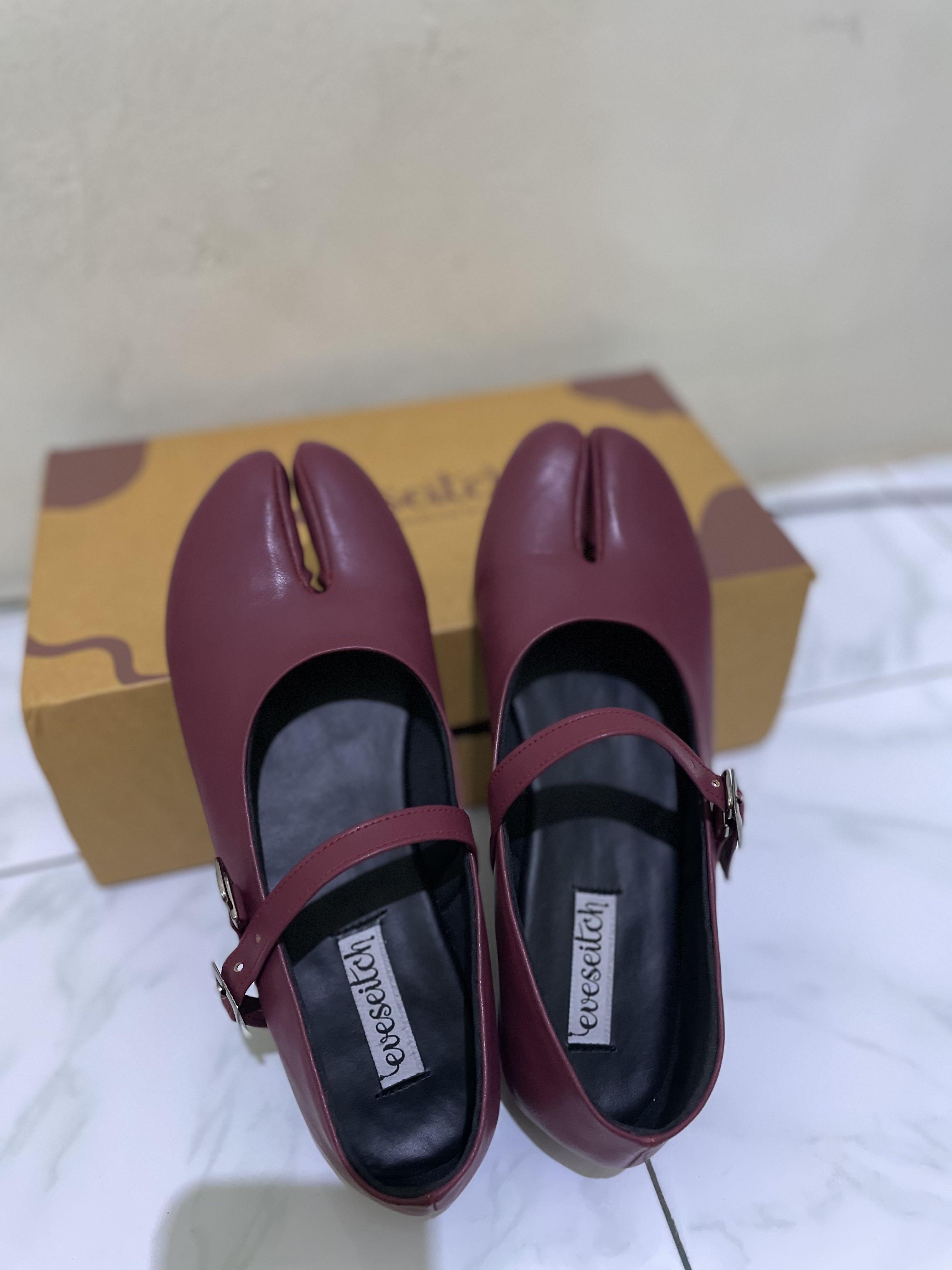 Eveseitch_id Jenner Maroon Shoes