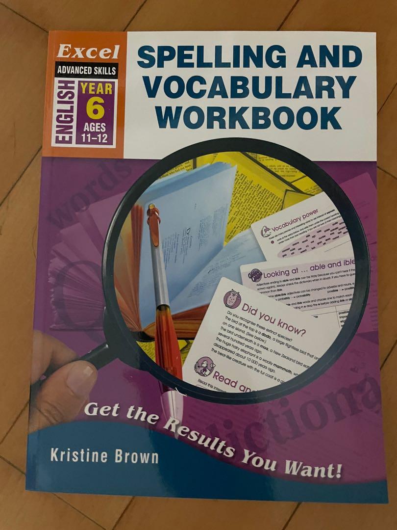 Excel English Advanced Skills Year 6 Spelling and Vocabulary Workbook ...