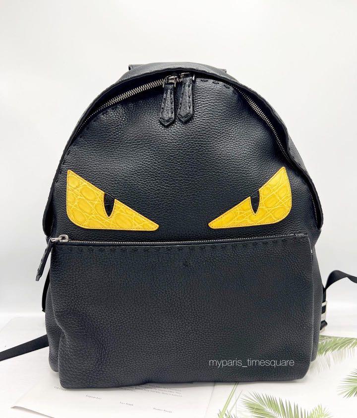 Fendi backpack yellow shop eyes