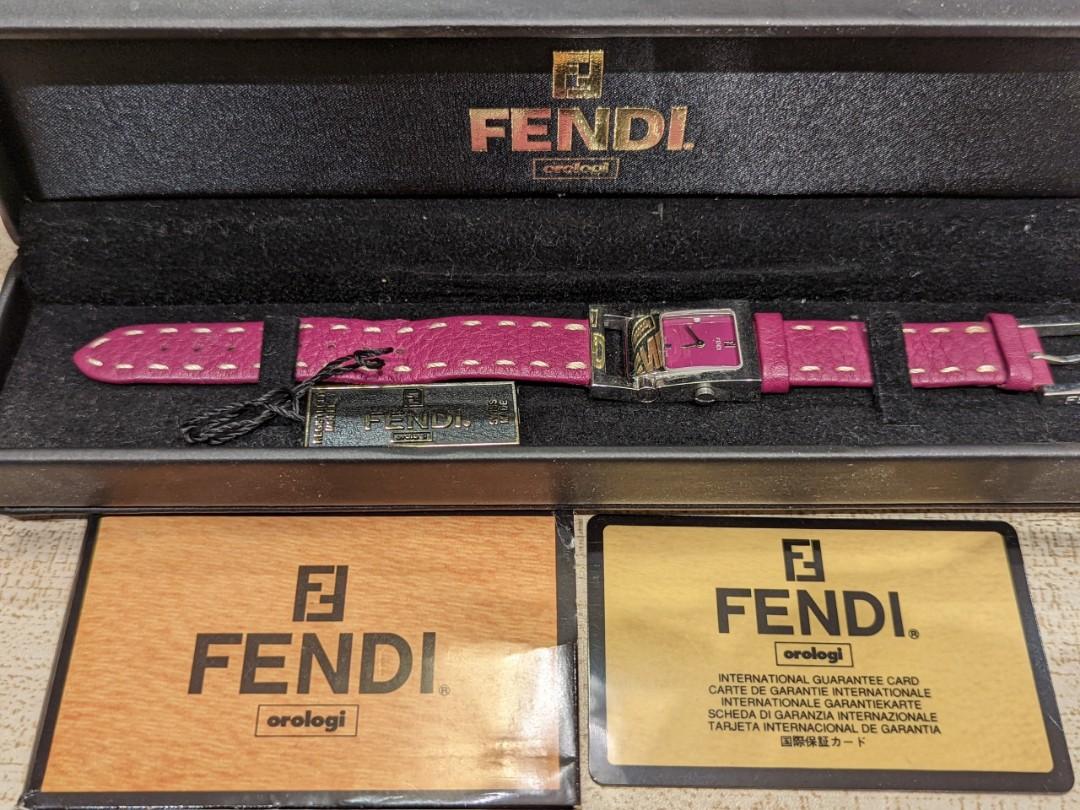 100 Authentic Fendi Magenta Stainless Steel Classic Women s Wristwatch 26MM Luxury Watches on Carousell