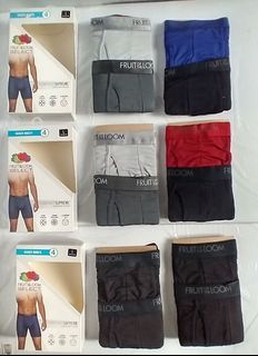 Fruit of the Loom Select Boxer Briefs 4-pack Comfort Supreme Super Soft Blend SMLXL NewUSA