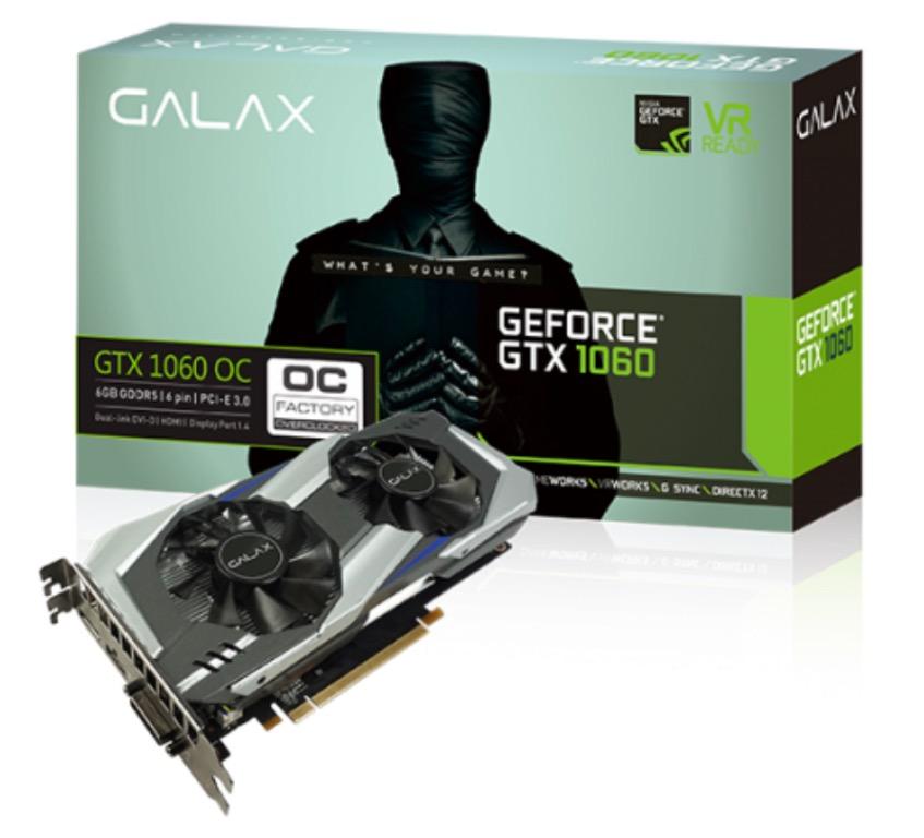 GALAX GTX 1060 OC 6GB