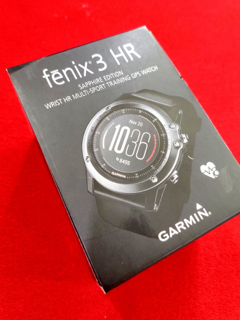 Great Condition Garmin Fenix 3HR Sapphire Edition Multi-sports Watch,  Mobile Phones \u0026 Gadgets, Wearables \u0026 Smart Watches on Carousell