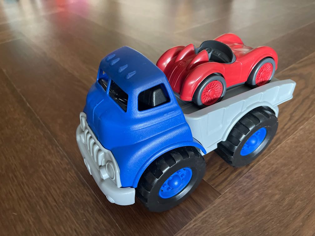 Green toys shop flatbed truck