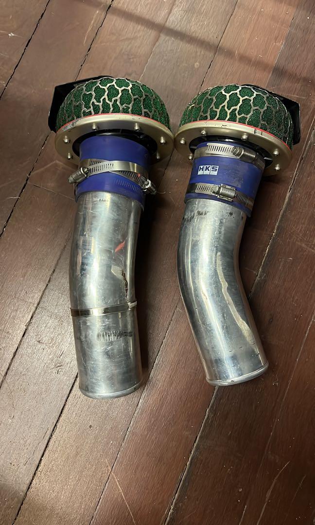 GTR HKS upper intercooler pipe /piping + GFB BOV + Intercooler + Stock