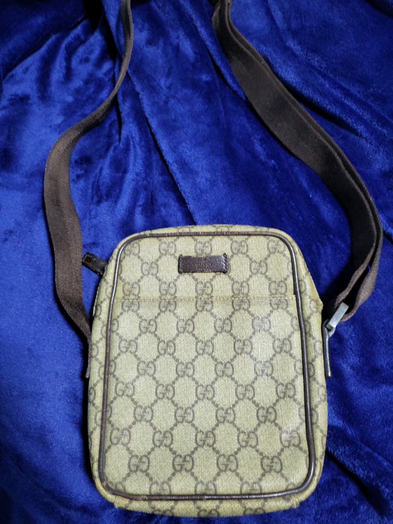 Gucci crossbody sling bag, Men's Fashion, Bags, Sling Bags on Carousell