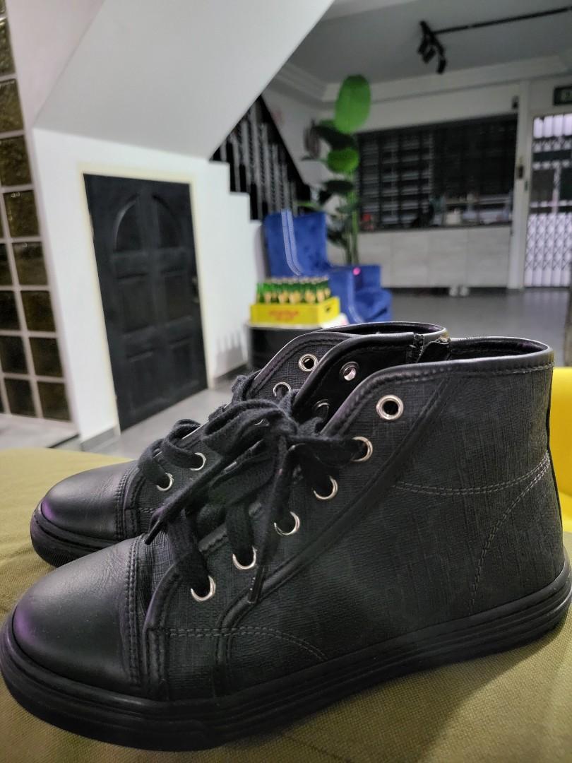 Kids black gucci shoes hot sale