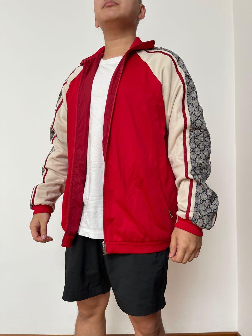 Oversize technical jersey jacket top