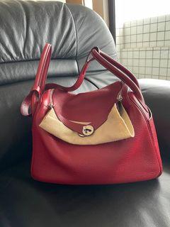 有單/易襯暗紅Hermes Lindy 30 K1 Rouge Grenat 