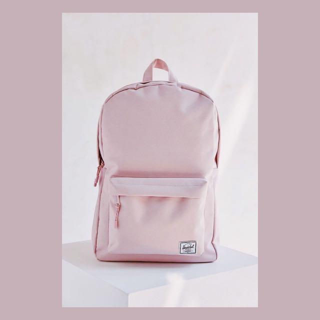Baby pink herschel backpack discount