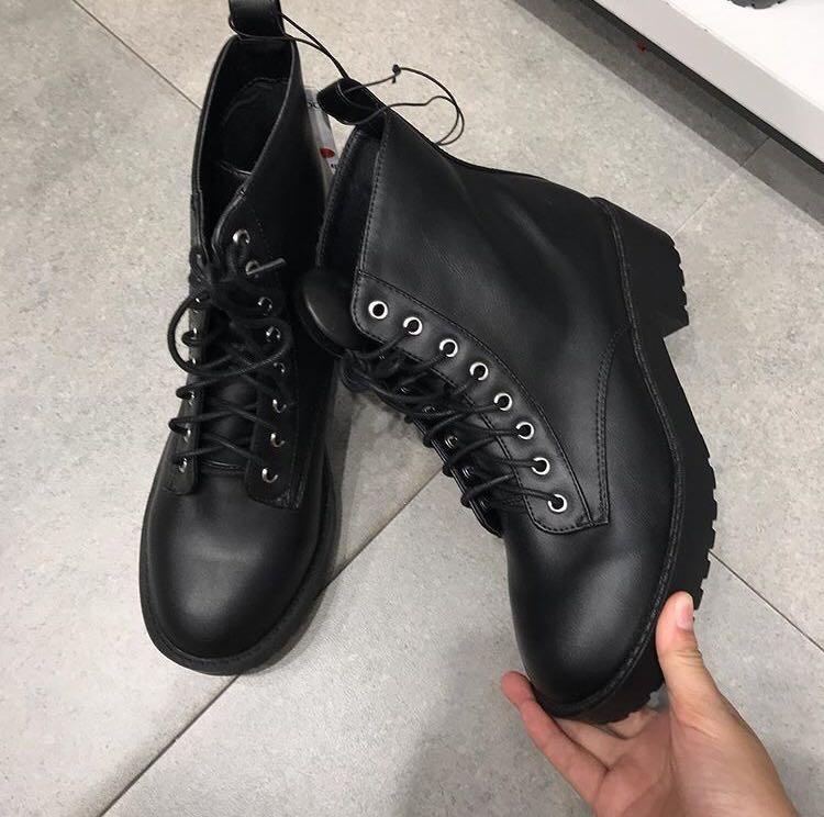 H M women s boots platform Fesyen Wanita Sepatu di Carousell